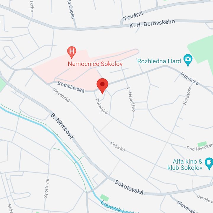 Umístění kanceláře na mapě